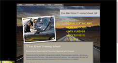 Desktop Screenshot of 5stardrivertraining.com