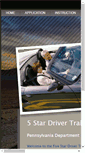 Mobile Screenshot of 5stardrivertraining.com