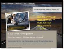 Tablet Screenshot of 5stardrivertraining.com